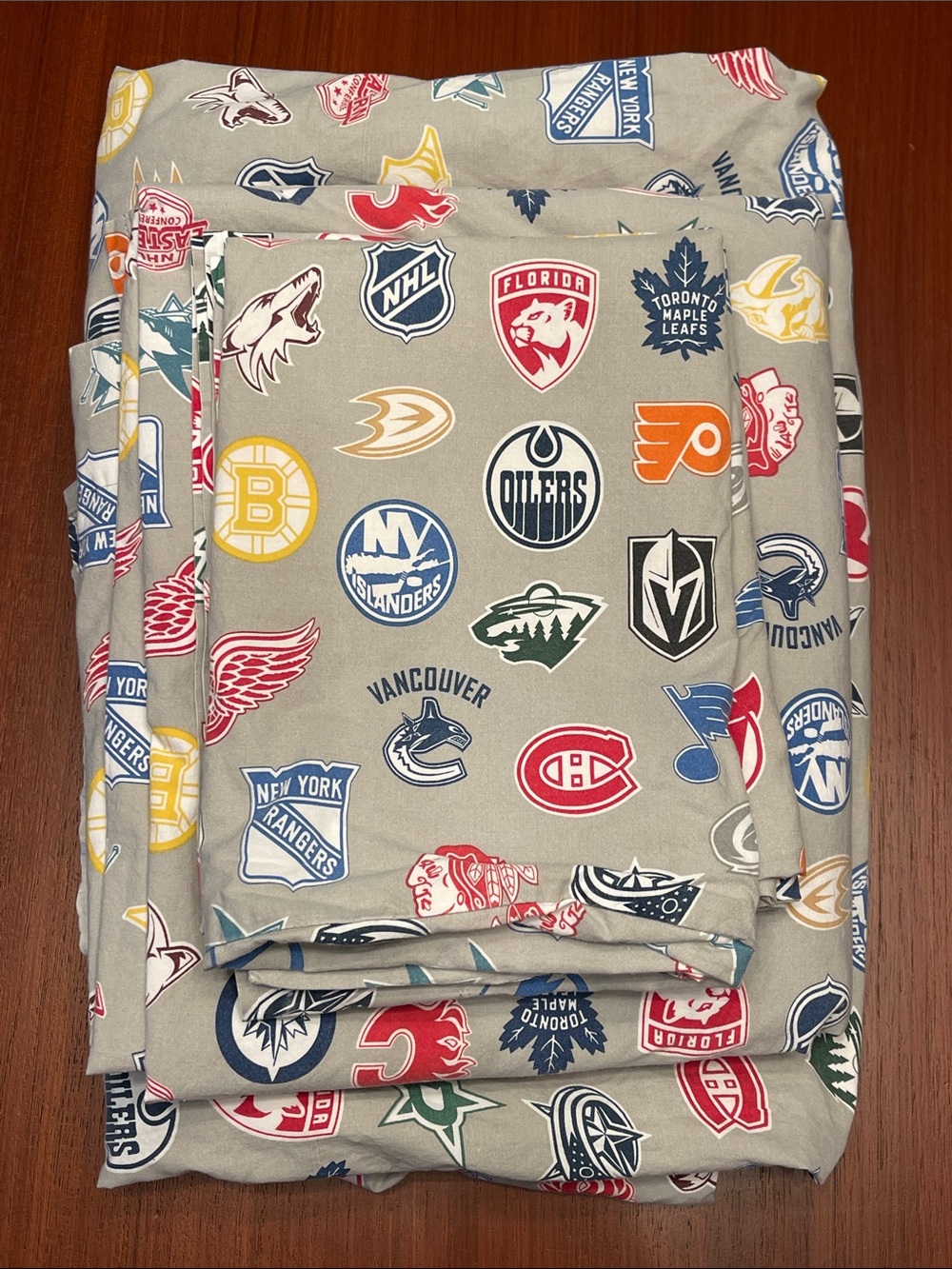 Pottery Barn NHL Sheet Set- Full Size